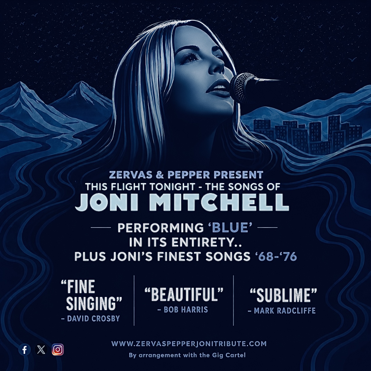This Flight Tonight- The Songs of Joni Mitchell - Joni Mitchell Tribute Show.. The Finest.. Performing Blue 